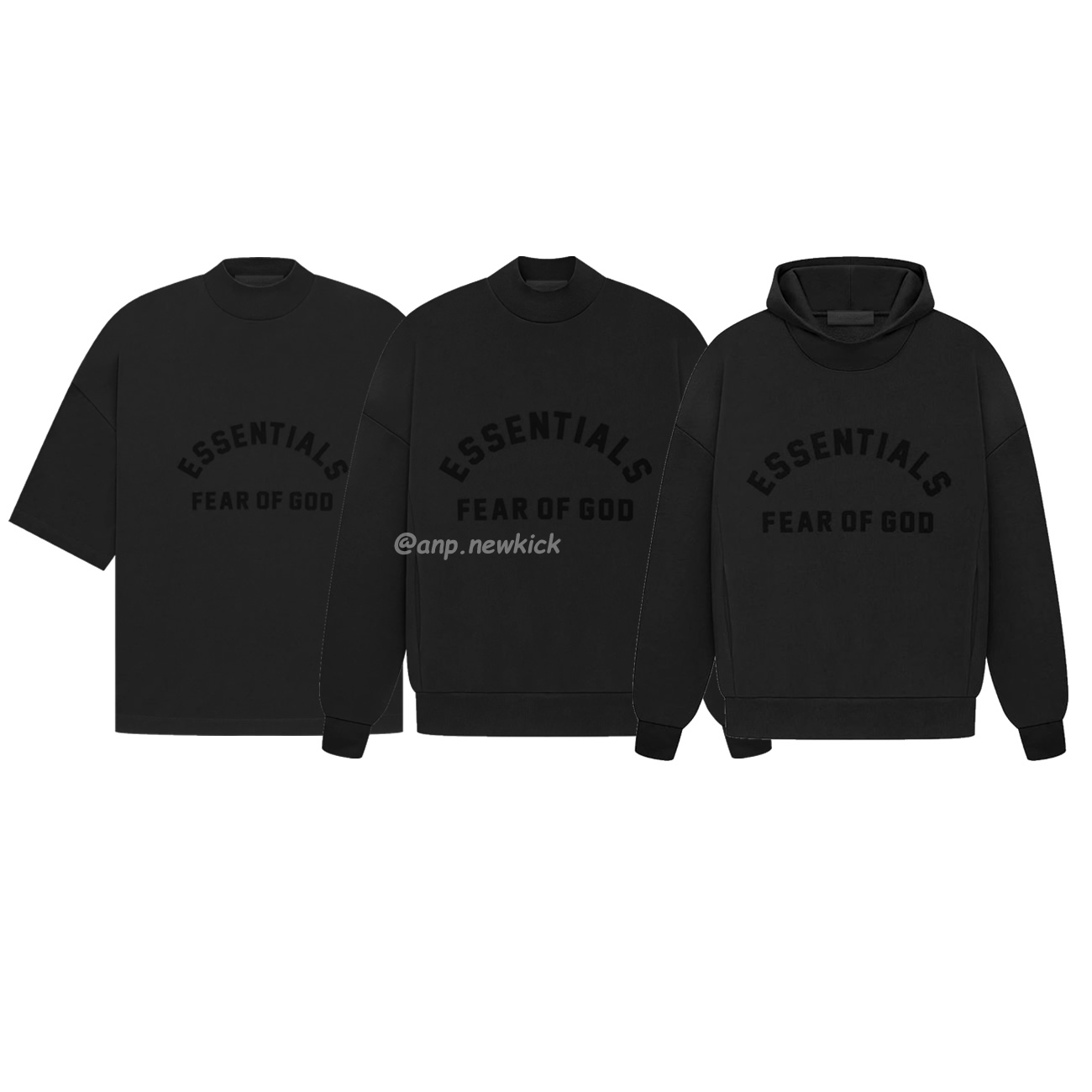 Fear Of God Essentials Tee Black (1) - newkick.vip